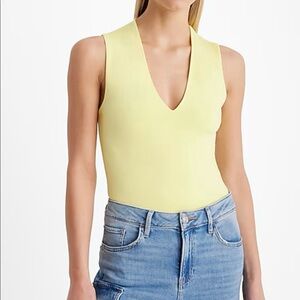 Express Body Contour Compression V-Neck Bodysuit